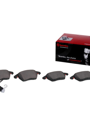 Brembo P85075N Premium Ceramic Front Disc Brake Pad Set Fit For AUDI/SEAT/SKODA/SPYKER/VW/VW (FAW) OE# 1K0698151C