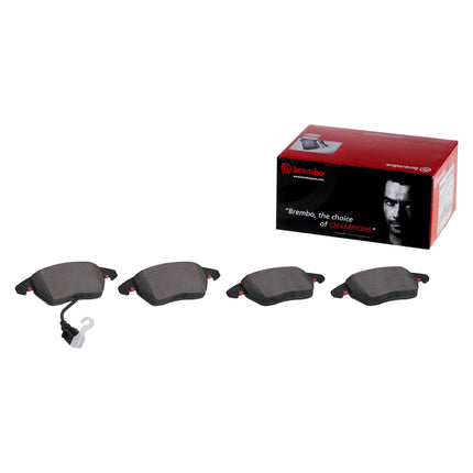 Brembo P85075N Premium Ceramic Front Disc Brake Pad Set Fit For AUDI/SEAT/SKODA/SPYKER/VW/VW (FAW) OE# 1K0698151C