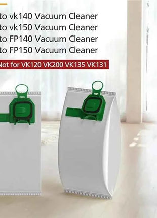 【RABATT】For Vorwerk Kobold Kobald VK140 VK150 Replacement Dust Bag Non-Woven Material Vacuum Cleaner Spare Part 20PCS