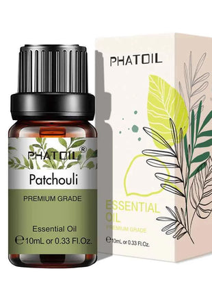 PHATOIL Natural Plant Essential Oil 10ml Eucalyptus Lavender Bergamot Vanilla Peppermint 1PCS Aroma Essential Oils For Diffuser
