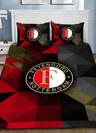 3D Print Hot Fc F-Feyenoords Bedding Set Bedroom Quilt Cover Set Single Double Size Duvet Cover Pillowcase for Adult Boys