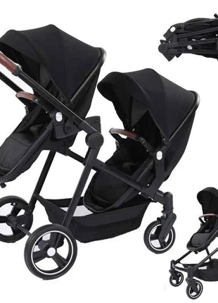 2025 New Foldable, Multifunctional Twin Stroller That Can Be Disassembled Into A Lightweight Baby Bike. Shipping Within The EU