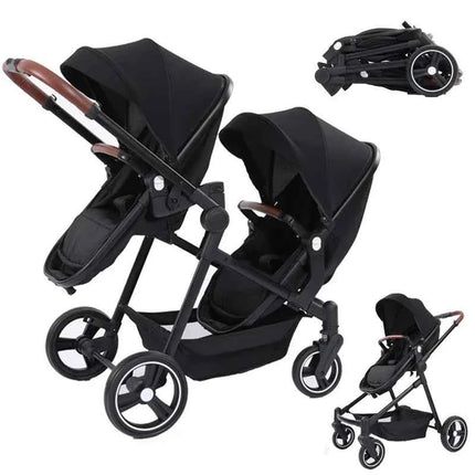2025 New Foldable, Multifunctional Twin Stroller That Can Be Disassembled Into A Lightweight Baby Bike. Shipping Within The EU