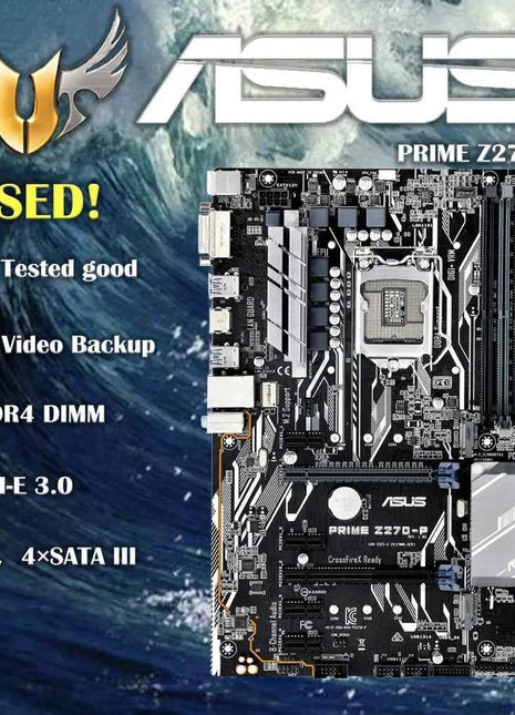 ASUS PRIME Z270-P motherboard LGA 1151 DDR4 USB3.1 64GB VGA HDMI
