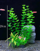 Artificial Aquarium Decor Plants Water Weeds Ornament Aquatic Fish Tank Simulation Grass Flower Decoration Accessories