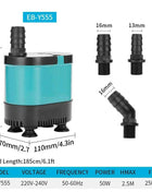 20/35/50/60W Bottom Suction Submersible Pump Fish Tank Water Circulation Pump Small Silent Filter Suction Manure Change Pump