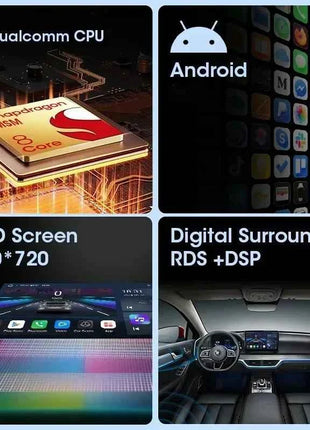 Srnubi Car Radio For Suzuki SX4 Cross 2006-2013 For Fiat Sedici Carplay Android Auto Radio Multimedia Player 4G Wifi GPS 2 Din