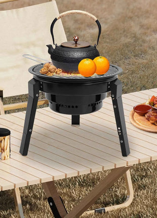 Portable Charcoal Grills Bbq Grill Barrel with Grill Accessories & Carry Bag for Camping, Garden, Bbq Party,Table Grill Charcoal