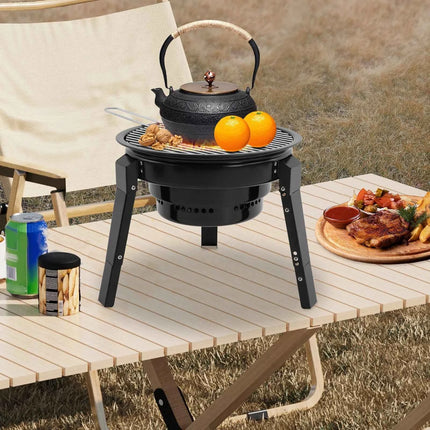 Portable Charcoal Grills Bbq Grill Barrel with Grill Accessories & Carry Bag for Camping, Garden, Bbq Party,Table Grill Charcoal