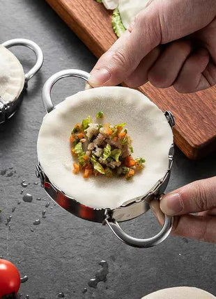Round Dumpling Maker Stainless Steel Dough Cutter Skin Slicer Machine DIY Jiaozi Ravioli Pie Pastry Mold Kitchen Baking Tools