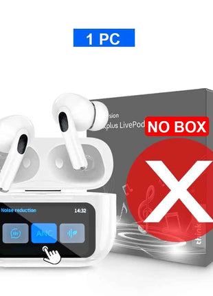 Original Thinkplus Wireless Bluetooth Earphones ANC Noise Reduction Earbuds HD Mic Call Gamer Headsets LED Touch Screen Control
