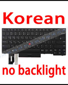 Laptop Replacement Keyboard for Lenovo ThinkPad E480 E485 E490 E495 L380 L390 L480 R480 T480S L490 T490 T495 US/BR/FR/UK/PT/SP
