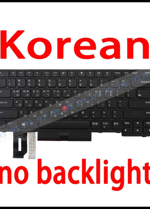 Laptop Replacement Keyboard for Lenovo ThinkPad E480 E485 E490 E495 L380 L390 L480 R480 T480S L490 T490 T495 US/BR/FR/UK/PT/SP