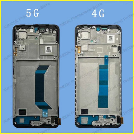 6.67" AMOLED For Xiaomi Redmi Note 12 4G 5G LCD Display Touch Screen Digitizer For Redmi Note 12 LCD 22111317G 23028RA60L Screen