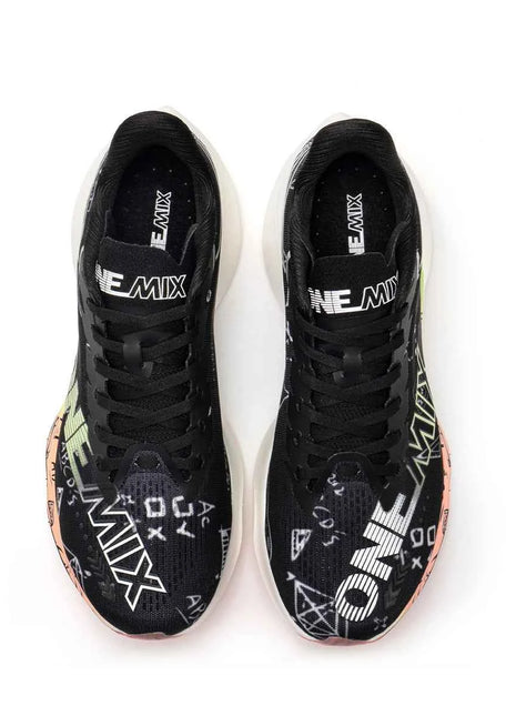 ONEMIX Sneakers Uomo Donna in Nylon con Piastra in Carbonio, Scarpe da Corsa e Allenamento con Ammortizzazione Integrale, Scarpe Sportive da Camminata