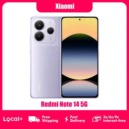 Xiaomi Redmi Note 14 5G 8GB/256GB Smartphone MediaTek Dimensity 7025-Ultra Display AMOLED da 6,67" Tripla fotocamera da 108MP