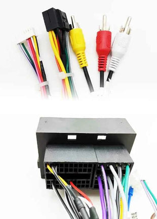 Adattatore per cablaggio radio CAN Bus Box Spina da 16 pin a cavo da 52 pin per Jeep Renegade Cherokee Compass Dodge RAM 1500
