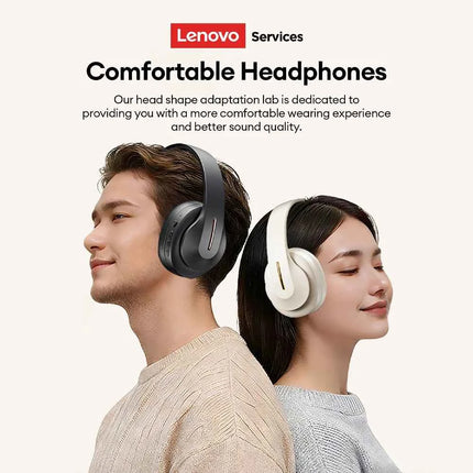 NEW Lenovo LES-107 Wireless Bluetooth 6.0 Headset Dolby Surround Sound Gaming Headphones AUX Wired Foldable Headset 26H Playtime
