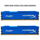 1/2/4Pcs Memoria DDR3 RAM 4GB 8GB 1866MHz 1333 1600MHz Desktop RAM 240Pins 1.5V PC3-12800 14900 10600 DIMM FURY Memory Module