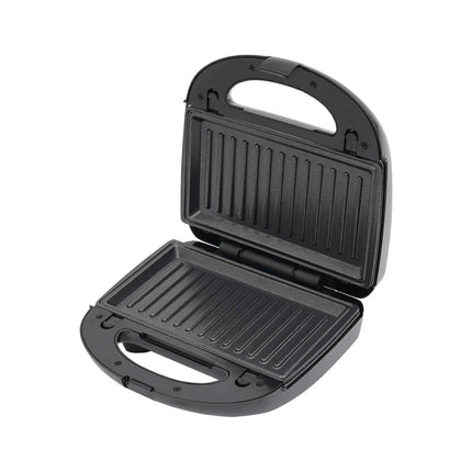 8-in-1 Multifunctional Breakfast Maker, Sandwich Maker, Waffle Maker, Doughnut Maker, with 8 Molds, 750W High Efficiency, Black