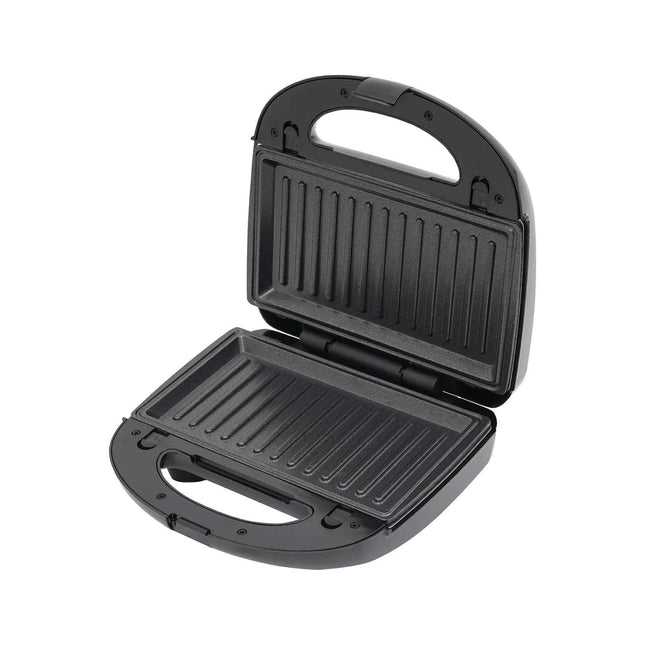 8-in-1 Multifunctional Breakfast Maker, Sandwich Maker, Waffle Maker, Doughnut Maker, with 8 Molds, 750W High Efficiency, Black