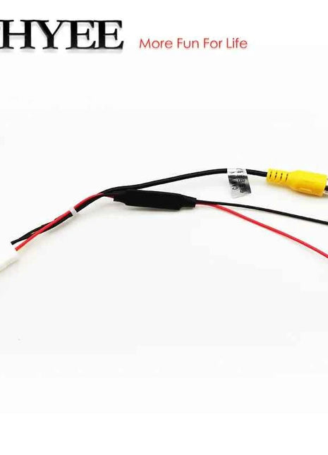Cablaggio ingresso telecamera retromarcia a 4 pin, spina RCA, per Toyota Corolla, Camry, RAV4, Highlander, schermo originale Prado