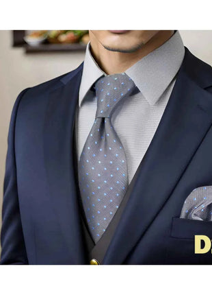 Set Cravatta e Fazzoletto Uomo Colorato 160cm - Accessori Matrimonio