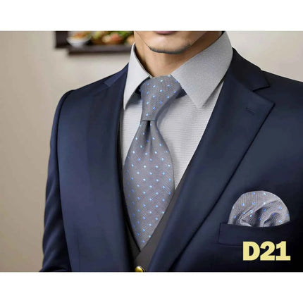 Set Cravatta e Fazzoletto Uomo Colorato 160cm - Accessori Matrimonio