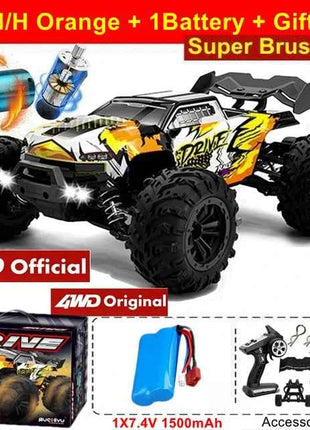 4WD Remote Control Car Off Road 4x4 RC High Speed Buggy Truck Super Brushless 50 or 80KM/H Fast Drift Racing Toy Kids Adults