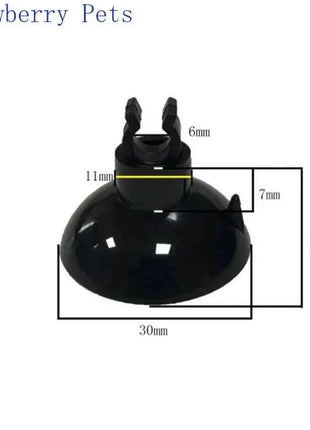 5pcs Black  Aquarium Suction Cup Air Tube Holder Sucker for Fish Tank Pump Oxygen Air Tube Fixing Clip  Aquarium Accessories