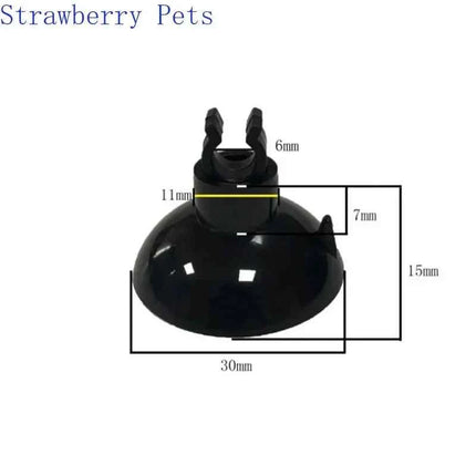 5pcs Black  Aquarium Suction Cup Air Tube Holder Sucker for Fish Tank Pump Oxygen Air Tube Fixing Clip  Aquarium Accessories