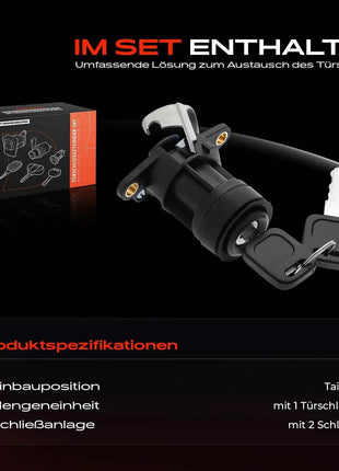 Frankberg 1x Cilindro serratura portellone posteriore per VW Passat Variant 35I 3A5 35I 3A2 3A0827571D