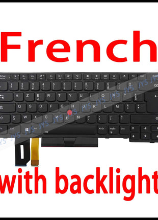 Laptop Replacement Keyboard for Lenovo ThinkPad E480 E485 E490 E495 L380 L390 L480 R480 T480S L490 T490 T495 US/BR/FR/UK/PT/SP