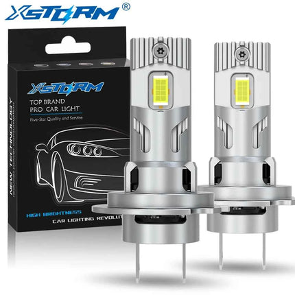 XSTORM H1 LED Lights Bulbs Canbus 60000LM 100w H3 H7 LED Headlight With Fan H1 Turbo Lamps Car Headlights Plug & Play 6000K 12V