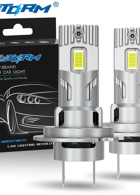 XSTORM H1 LED Lights Bulbs Canbus 60000LM 100w H3 H7 LED Headlight With Fan H1 Turbo Lamps Car Headlights Plug & Play 6000K 12V