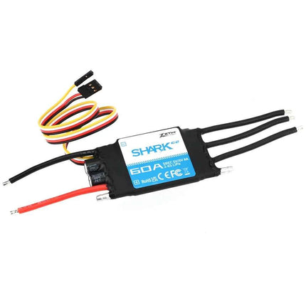 ZTW 32-Bit ESC Shark G2 20A 30A 40A 50A 60A 80A 100A SBEC 5V/6V 8A Brushless Speed Controller for RC Boat Underwater Thruster