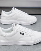 Men's comfortable casual shoes for women white leather sneakers lightweight walking flats outdoor sports running tennis zapatillas