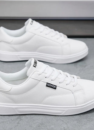 Men's comfortable casual shoes for women white leather sneakers lightweight walking flats outdoor sports running tennis zapatillas