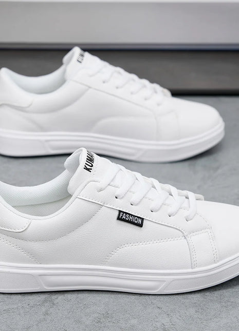 Scarpe da uomo comode casual per donna sneakers in pelle bianca leggere da passeggio piatte sport all'aria aperta corsa tennis zapatillas