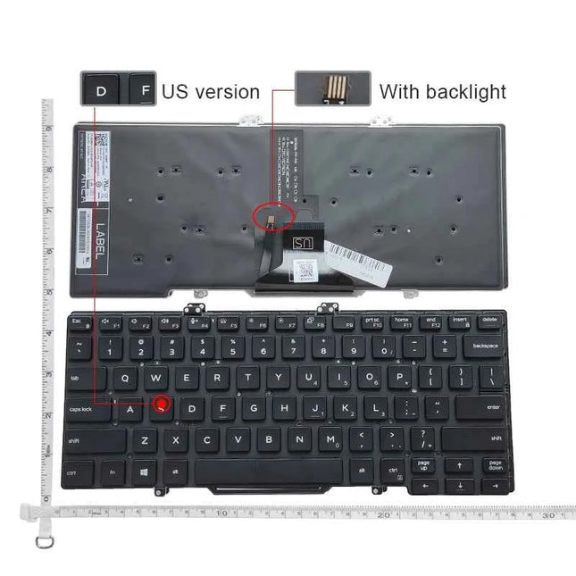 US English NEW Laptop Keyboard For DEll Latitude 3400 5400 5401 5402 5410 5411 7400 7410 P98G