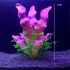 Artificial Aquarium Decor Plants Water Weeds Ornament Aquatic Fish Tank Simulation Grass Flower Decoration Accessories