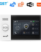PGST Residential Tuya Smart 4G Wifi Home Alarm System Wireless Security Alarm Home Smart Life App Control works with Alexa