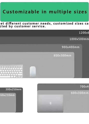 XXL Asus Game MousePad Black ASUS Mouse Pads Large Lock Edge 400x900 Creative Gamer Player Computer Keyboard table mat