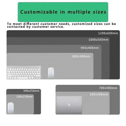 XXL Asus Game MousePad Black ASUS Mouse Pads Large Lock Edge 400x900 Creative Gamer Player Computer Keyboard table mat