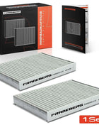 Filtro Abitacolo a Carboni Attivi Frankberg 2x per Fiat Doblo 119 223 Idea 350 Punto 188 Lancia Musa 46723245 K1101 1511109080 77362394