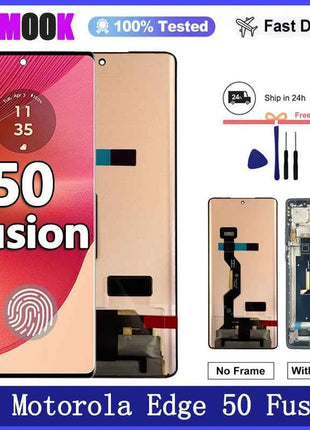 New OLED Display for Motorola Edge 50 Fusion LCD Touch Screen Digitizer for Edge 50 Fusion XT2429-1 lcd Display Replacement
