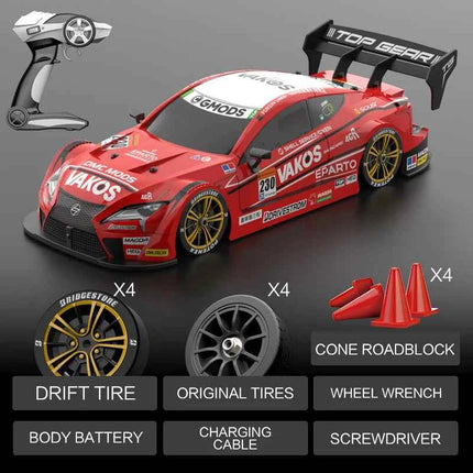 Rc Car 1:16 40km/H High-Speed Drift Remote Control Car 2.4Ghz 4WD Professional Competitive Modifiable Racing Car