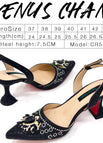 A PAIR OF BLACK SHOES