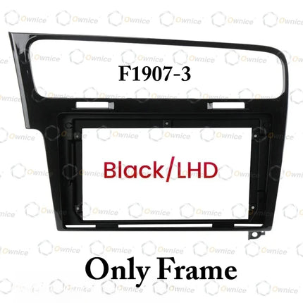 Owince Autoradio Fascias Telaio Per Volkswagen VW Golf 7 MK7 2013 - 2020 Pannello Stereo Cablaggio Cavo di Alimentazione Canbus Decoder