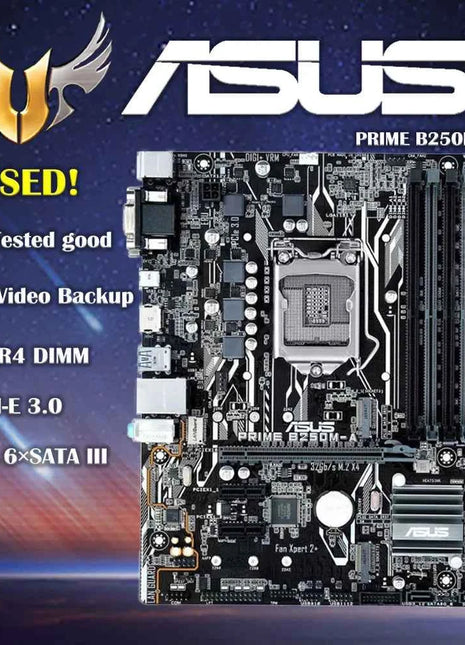 Asus PRIME B250M-A Original Desktop Intel B250 B250M DDR4 Motherboard LGA 1151 i7/i5/i3 USB3.0 SATA3